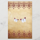 Papier Budget Beurre rouge doux 16 Invitation (Dos)