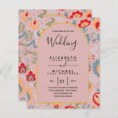 Papier BUDGET Bilingue Espagnol Anglais Boda Mariage (Devant / Derrière)