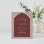 Papier BUDGET Bilingue Espagnol Boda Anglais Mariage (Debout devant)