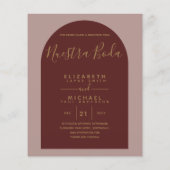 Papier BUDGET Bilingue Espagnol Boda Anglais Mariage (Dos)