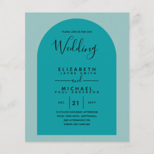 Papier BUDGET Bilingue Espagnol Boda Anglais Mariage