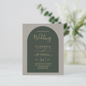 Papier BUDGET Bilingue Espagnol Boda Anglais Mariage (Debout devant)