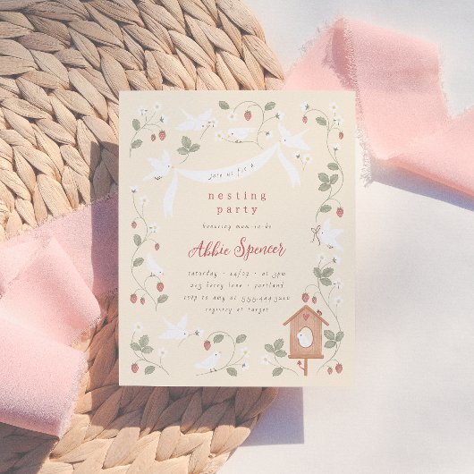 Papier Budget Birds & Berries Nesting Party Baby Shower