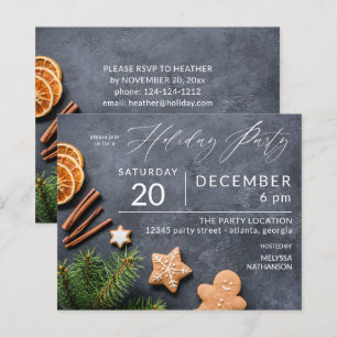 Papier Budget Biscuit au Gingembre & Invitation de Fête d