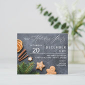 Papier Budget Biscuit au Gingembre & Invitation de Fête d (Debout devant)