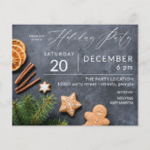 Papier Budget Biscuit au Gingembre & Invitation de Fête d (Devant)