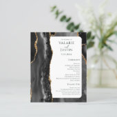 Papier Budget Black Agate Gold Parties scintillant progra (Debout devant)