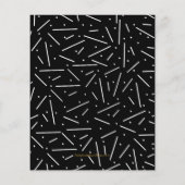 Papier Budget Black and Gold 50th Birthday Invitations (Dos)