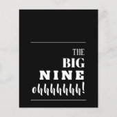 Papier Budget Black and White 90e anniversaire Invitation (Devant)