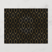 Papier Budget Black Gold 3 Photo Graduation Merci (Dos)