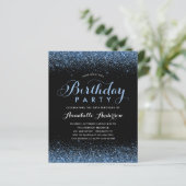 Papier Budget Black Navy Blue Parties scintillant N'impor (Debout devant)