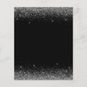 Papier Budget Black Silver Grey Parties scintillant N'imp (Dos)