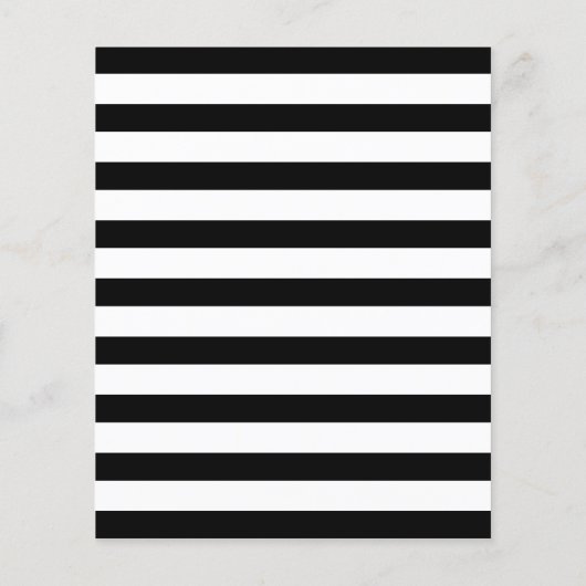 Papier Budget Black Stripe Gold Couples Douche Invitation (Dos)