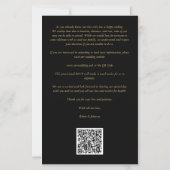 Papier Budget Black Trendy Collage 4 Photos Luxury Script (Dos)