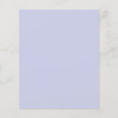 Papier Budget Blanc Bleu Arc Floral 70e Anniversaire Invi (Dos)