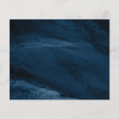 Papier Budget Bleu Marbre Célébration De La Vie Invitatio (Dos)