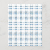 Papier BUDGET Bleu Un petit Citrouille Baby shower de cam (Dos)