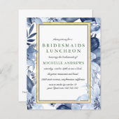 Papier BUDGET Blue Garden Bridesservantes Mariage de déje (Devant / Derrière)