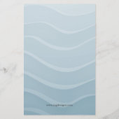 Papier Budget Blue Ocean Beach Baby Shower Invitations (Dos)
