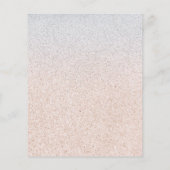 Papier Budget Blue Ocean & Sandy Beach Fête des mariées (Dos)