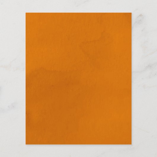 Papier Budget Blue Un Petit Baby shower Orange Cutie (Dos)