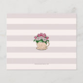 Papier Budget Blush Floral Bridal Tea Party Invitation (Dos)