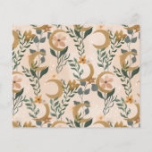 Papier Budget Blush Floral Moon Couples Invitation de dou (Dos)