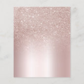 Papier Budget Blush Parties scintillant 21e anniversaire (Dos)