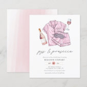 Papier Budget Blush PJ rose et Fête des mariées de poursu (Devant / Derrière)