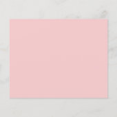 Papier Budget Blush Rose Botanical Floral Enregistrer la  (Dos)
