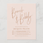 Papier Budget Blush & Terracotta Bridal Brunch & Bubbly (Devant)