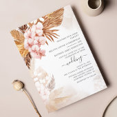 Papier Budget Bohème Palmiers Séchés Herbe de la Pampa Ma