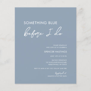 Papier Budget Bohemian Quelque chose de bleu Fête des mar