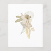 Papier Budget Boho 50e Mariage Invitation du Parti Annive (Dos)