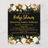 Papier Budget Boho Baby shower Invitation Genre Neutre (Devant)