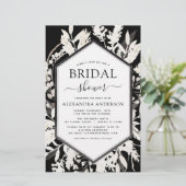 Papier Budget Boho Beige Black Botanique Fête des mariées (Debout devant)