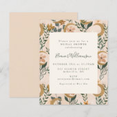 Papier Budget Boho Botanical Moon Fête des mariées Invita (Devant / Derrière)