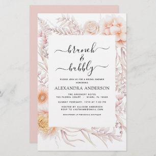 Papier Budget Boho Brunch et Fête des mariées Bubbly