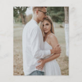 Papier Budget Boho Burnt Orange Photo Faire-part de maria (Dos)