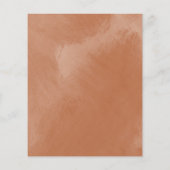 Papier Budget Boho Celestial Terracotta Fête des mariées (Dos)