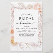 Papier Budget Boho Chic Bridal Luncheon Dusty Pink Desert (Devant)