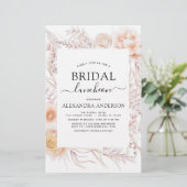 Papier Budget Boho Chic Bridal Luncheon Dusty Pink Desert (Debout devant)