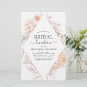 Papier Budget Boho Chic Bridal Luncheon Dusty Pink Desert (Debout devant)