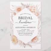 Papier Budget Boho Chic Bridal Luncheon Dusty Pink Desert (Devant)