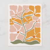 Papier Budget Boho Chic Retro Floral Mariage (Dos)