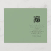 Papier Budget Boho coloré Dreamcatcher Mariage Sage (Dos)