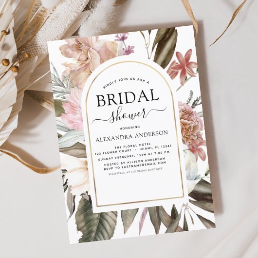 Papier Budget Boho Dusty Pink Burgundy Fête des mariées