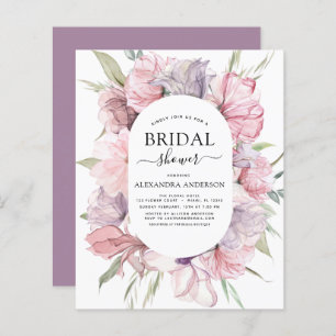 Papier Budget Boho Dusty rose violet Fête des mariées