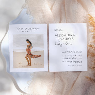 Papier Budget Boho Elegant Grossesse Baby shower photo