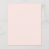 Papier Budget Boho Fairy Première fille 1er anniversaire (Dos)